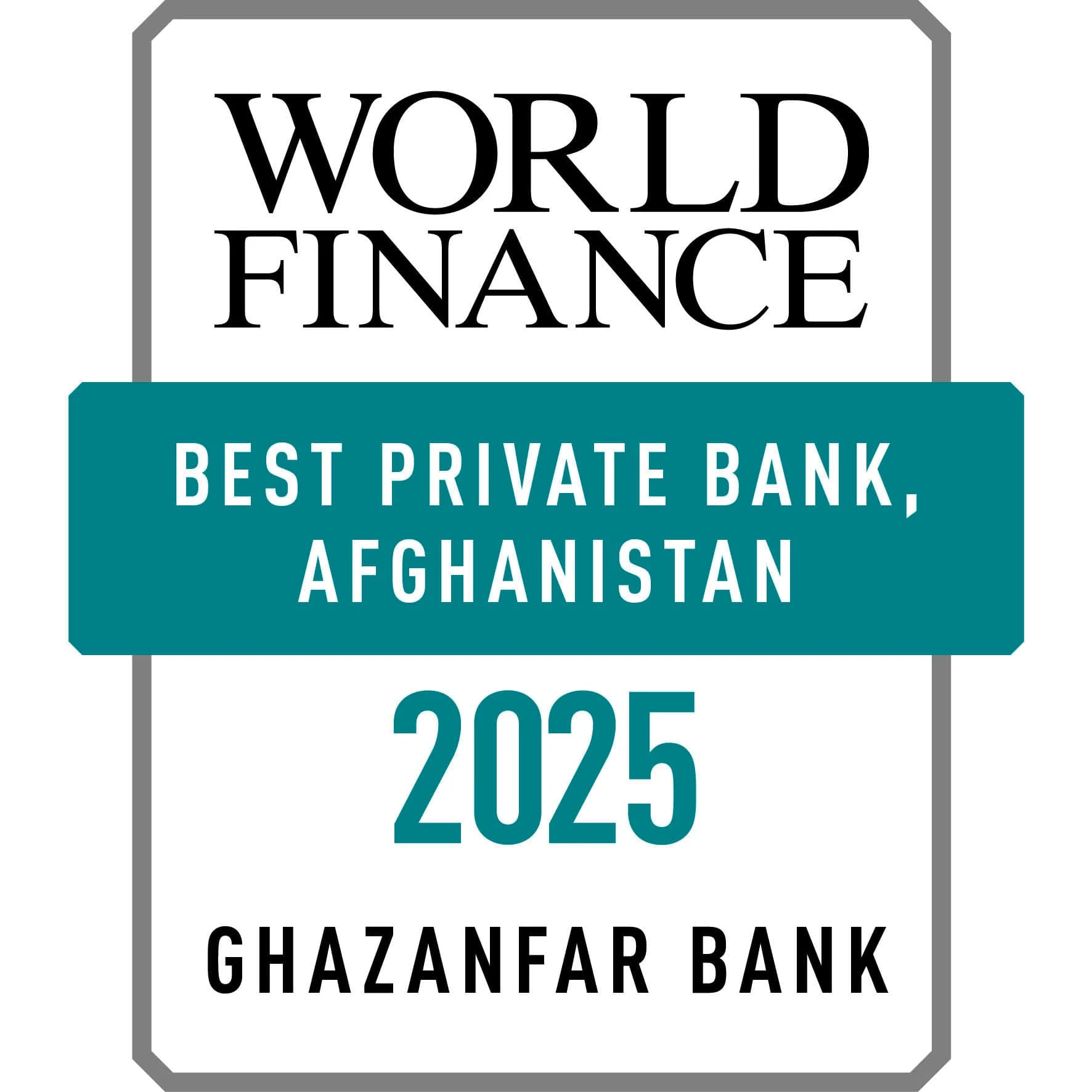Global Business Magazine, based in New Jersey, USA, has recognized Ghazanfar Bank as the Bank of the